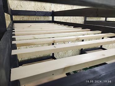 Спальные гарнитуры: Двухъярусная кровать + двухдверный шкаф для хранения Комплект мебели — 9