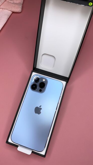 blue yeti: IPhone 13 Pro, 256 ГБ, Sierra Blue, Гарантия, Беспроводная зарядка, Face ID