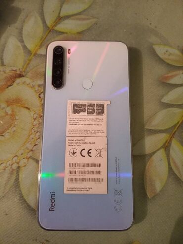 telefon lg: Xiaomi Redmi Note 8, rəng - Mavi