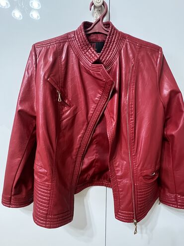 кожаная мужская куртка: Кожаная куртка, Косуха, Эко кожа, M (EU 38)