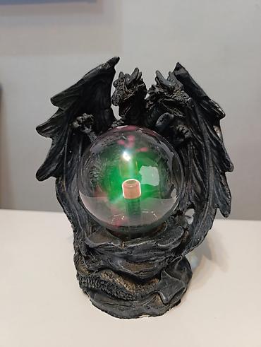 ofinger za stvari: Dekorativna lampa – “Zmajeva kristalna kugla” - Figura dva zmaja — 4