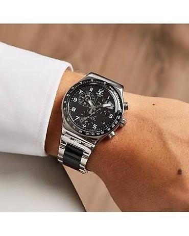swatch: İşlənmiş, Qol saatı, Swatch, rəng - Qara — 1