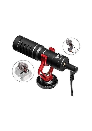 Masaüstü kompüterlər və komponentlər: Boya BY-MM1 kompakt istiqamətli mikrofon - 3.5 mm çıxış – həm TRS — 1