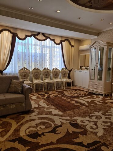 сдаю двухкомнатную квартиру в бишкеке в Кыргызстан | Долгосрочная аренда квартир: 3 комнаты, С мебелью полностью