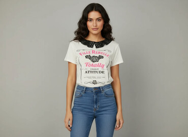 reserved oddaj ubrania: Women`s T-shirt, size L