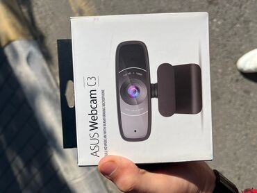kompüter kredit: ASUS Webcam C3 1080p HD USB Kamera - Şüa əmələ gətirən Mikrofon