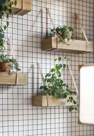guldəfnə bitkisi: Divar üçün metal tor panel dekoru və təşkilatçısı. Minimalist və — 3