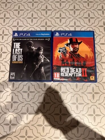 сони: The Last of Us 1 PS4 Remaster — 1500 сом Red Dead Redemption 2 PS4 —