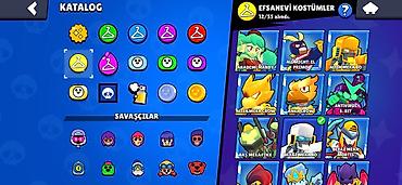 Бижутерия: Brawl Stars hesabı – yüksək səviyyəli, zəngin məzmunlu - Kuboklar — 3