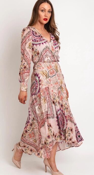 kačket sa životinjama: Guess S (EU 36), color - Pink, Evening, Long sleeves
