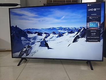 ТВ и видео: Б/у Телевизор LG LED экран 55" 4K (3840x2160), Платная доставка — 1