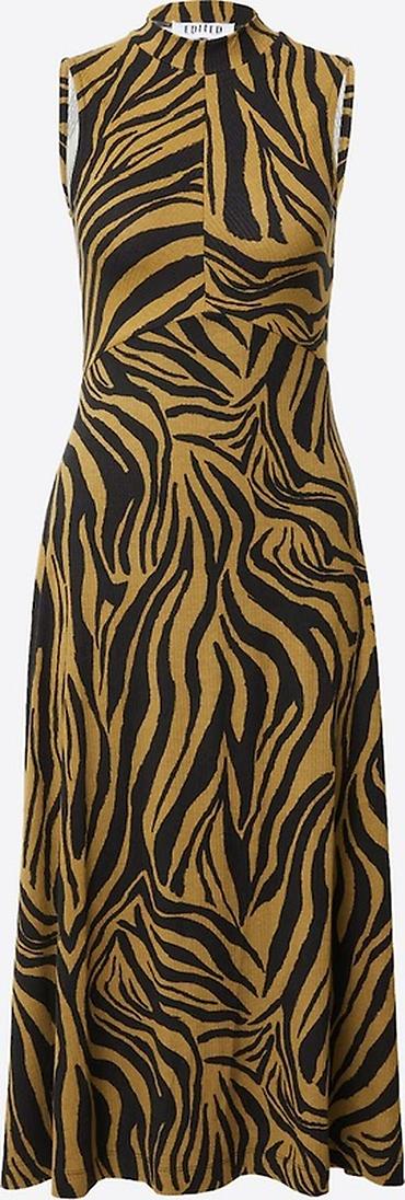 leopard 7: Повседневное платье, Осень-весна, Длинная модель, Трикотаж, XS — 2