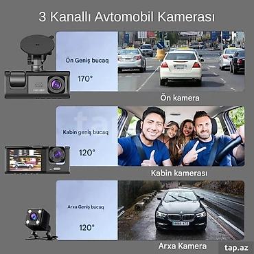 Avtoelektronika: Üç kanallı avtomobil videoqeydiyyatçısı (ön + salon + arxa kamera) — 4
