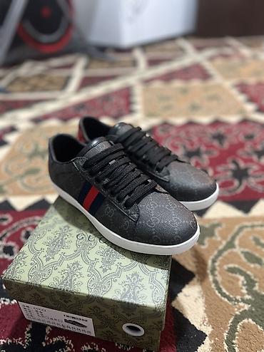 калодка для обуви: Мужские кроссовки, 36, 37, 38, Gucci, Новый, цвет - Серый — 2