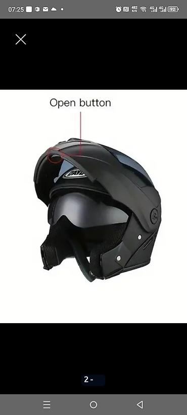 Moto dəbilqələr: Moto Dəbilqə 75azn Moto kasqa Bu Super keyfiyyətli dəbilqə motokros — 12