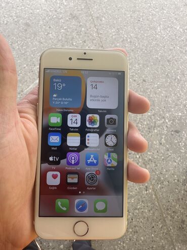 i̇phon: IPhone 7, 128 GB, Matte Gold, Barmaq izi