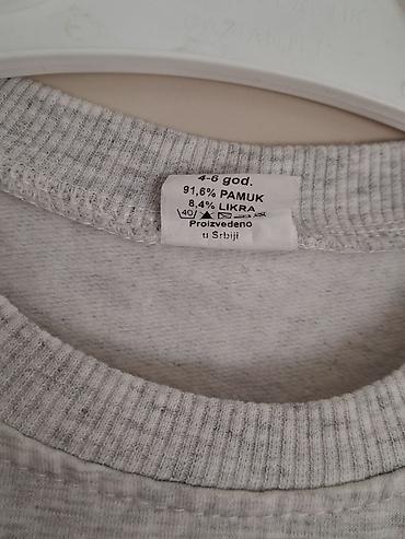 dior moon boots: Dečja haljina sa jednorogom, siva melange boja. - Dugi rukavi i — 6