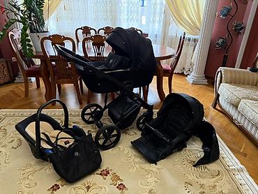 детские коляски 4 в 1: Коляска Adamex 3 в 1 (черный цвет) Идеальный вариант на весь период — 1