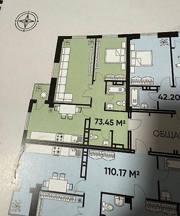 Продажа квартир: 2 комнаты, 73 м² — 13