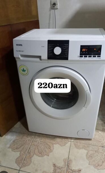 Paltaryuyan maşınlar: Paltaryuyan maşın Vestel, 6 kq, Avtomat, Qurutmasız, Kredit yoxdur
