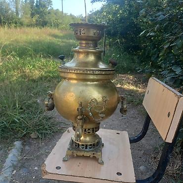 gullər şəkillər: Məhsul: Pirinçdən qədim kömürlü samovar Təsvir: - Material: tam — 3