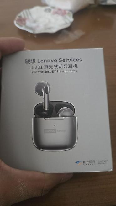 blutus nausnik: Lenovo Services LE201 True Wireless BT Headphones - Tam simsiz — 1
