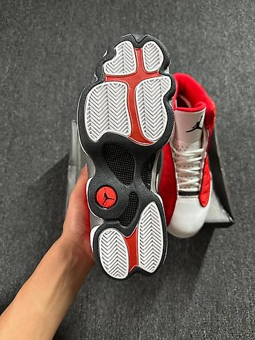13 джорданы: Мужские кроссовки, 41, Air Jordan, Новый, цвет - Красный, Платная доставка — 4
