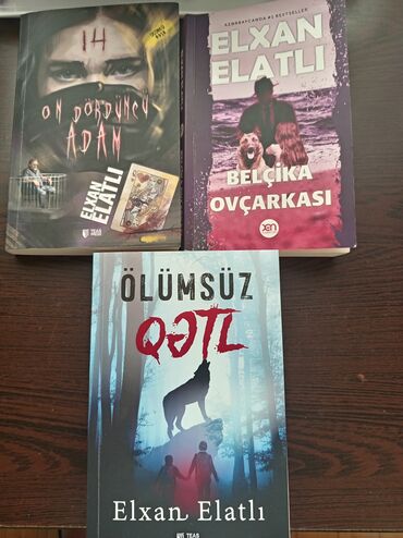 Velosiped ehtiyyat hissələri: Elxan Elatlı kitabları – 3-lük paket-12 azn. Tək tək 5 azn - On