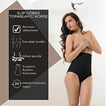 trusiki: Slip iç geyim korse Ultra Sıx və Yüksək Bel Laptop Qarın Korseti — 4