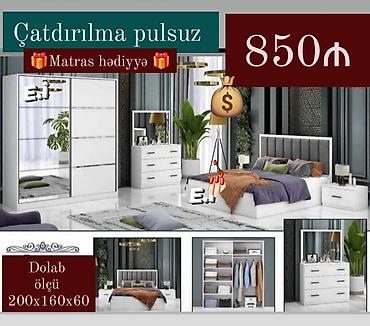 2 el mebeller: Yataq otağı dəsti rəng seçimi var — 1