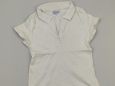 białe t shirty v neck: Koszulka polo, M, stan - Dobry
