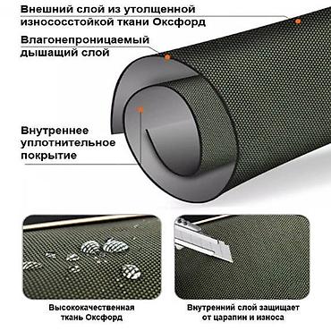 Другое для охоты и рыбалки: Сумка для удилищ и спинингов 130 см, 3 большие секции - удобный и — 4