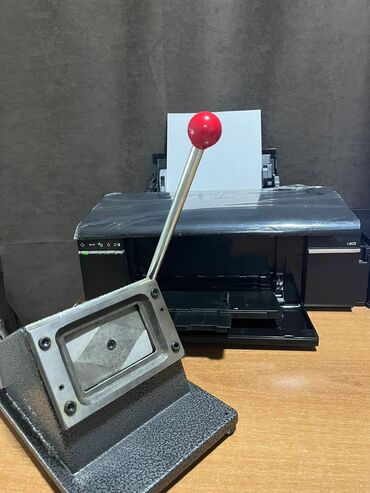 принтеры дешево: Epson L805 принтер жана визитка кескич сатылат — абалы жаңыдай! 3 ай
