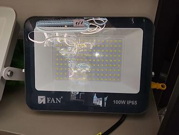 прожектора: Светодиодный прожектор FAN 100W IP65 - Мощность: 100 Вт - Степень — 1
