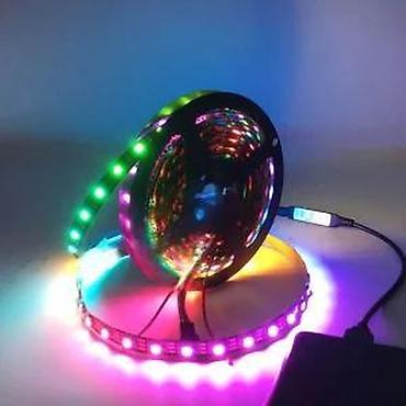 Rasveta: Led trake adresabil inteligentne RGB ws2812b 24V 5V. Kontakt telefon — 6