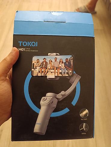 stabilizator kredit: TOKQI M01 3-Oxlu Gimbal Stabilizator – smartfonla çəkim üçün — 2