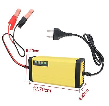 Auto oprema: Карактеристике: LCD дигитални дисплеј приказује напон, струју — 8