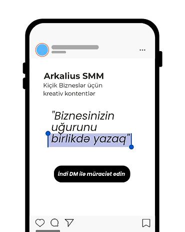 Kiçik bizneslər üçün kreativ kontentlər Xidmətlər: - Post dizaynı –