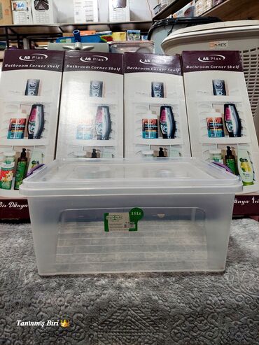 Yemək konteynerləri: Şəffaf plastik saxlama qutuları – qapaqlı və kilidli Məhsul təsviri — 17