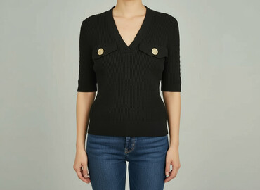 technics t shirty: Balmain, Women`s top, size L (EU 40)