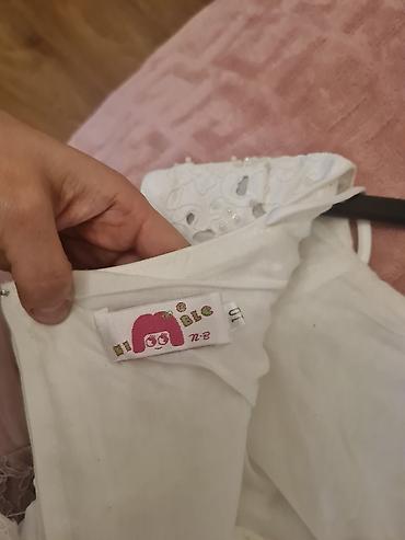 don formalari toy ucun: Uşaq üçün ağ rəngli mərasim donu - Brend/etiket: Nioble (etiketdə — 2