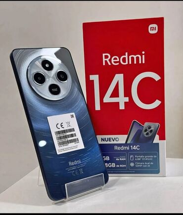 телефон редми ноте 9: Redmi, Redmi 14C, Жаңы, 128 ГБ, түсү - Саргыч боз, 2 SIM