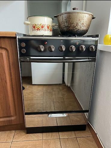 турецкий аппарат: Комбинированная плита, Б/у, Напольная, Механическая — 1