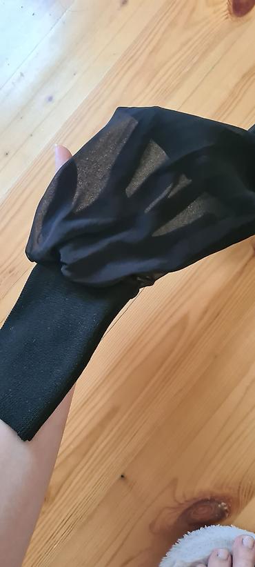 toxunma kofta: Qara toxunma kofta – şifon puff qol - Rəng: qara - Model: bədənə — 2