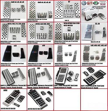 pbks 53 c3: Sportske pedale Audi, Vw, Seat, Skoda. Sportske papucice aluminijumske — 3
