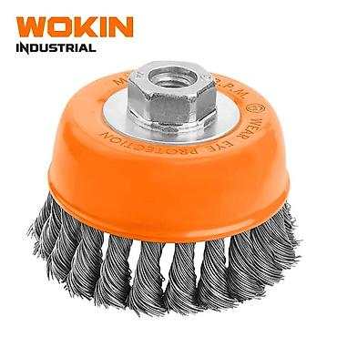 boya spreyi: WOKIN Burulmuş Məftil Fırça (125 mm) Metal səthlərin sürətli və — 1
