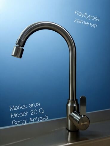 Мойдодыры: Mətbəx üçün arus qarışdırıcı kran - Marka: arus - Modellər: 20 Q