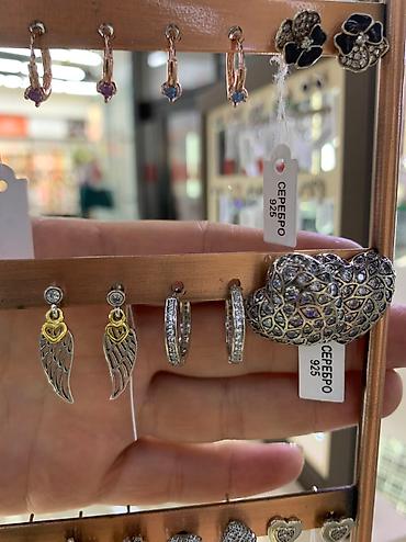 Серебряные серьги: Серебряные серьги, Проба 925, Женские, Новый — 9