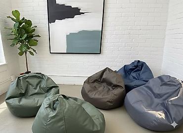 Бинбэги: Бинбэг, Новый, Самовывоз, Платная доставка, цвет - Оранжевый — 7