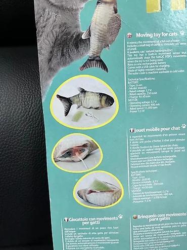 Oprema za kućne ljubimce: MAGIC FISH – pokretna interaktivna igračka za mačke - Imitira pokrete — 1